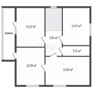 Дом 180м², 2-этажный, участок 4 сот.  