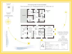 Дом 161м², 2-этажный, участок 9 сот.  