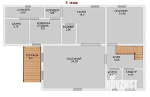 Дача 214м², 2-этажный, участок 11 сот.  