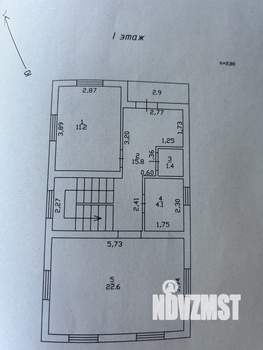 Дача 128м², 2-этажный, участок 6 сот.  