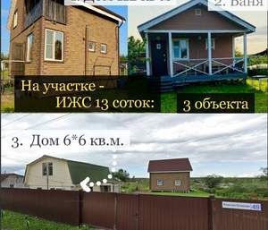 Дом 112м², 2-этажный, участок 13 сот.  