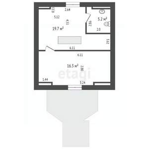 Дом 68м², 2-этажный, участок 8 сот.  