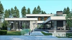 Дом 550м², 2-этажный, участок 19 сот.  