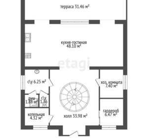Дом 251м², 2-этажный, участок 15 сот.  