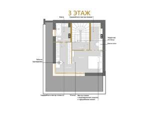 Дом 169м², 3-этажный, участок 2 сот.  