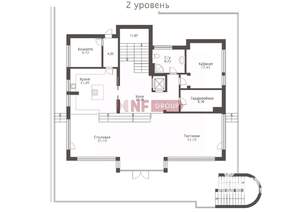 Коттедж 3095м², 3-этажный, участок 130 сот.  