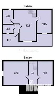 Дача 100м², 2-этажный, участок 7 сот.  