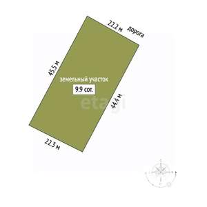 Дом 62м², 2-этажный, участок 10 сот.  