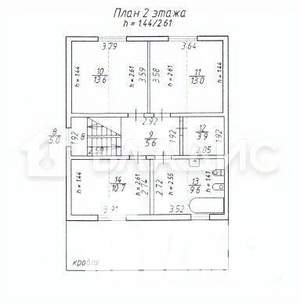 Дом 136м², 2-этажный, участок 7 сот.  