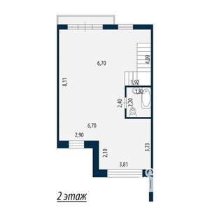 Таунхаус 130м², 2-этажный, участок 2 сот.  