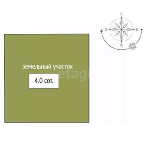 Таунхаус 80м², 2-этажный, участок 4 сот.  