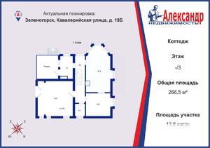 Дом 267м², 3-этажный, участок 14 сот.  