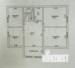 Дом 167м&sup2;, 2-этажный, участок 12 сот.  