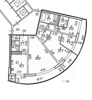 3-к квартира, на длительный срок, 154м2, 13/25 этаж