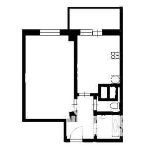 1-к квартира, на длительный срок, 40м2, 21/24 этаж