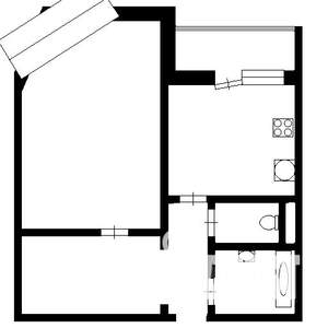 1-к квартира, на длительный срок, 41м2, 5/27 этаж