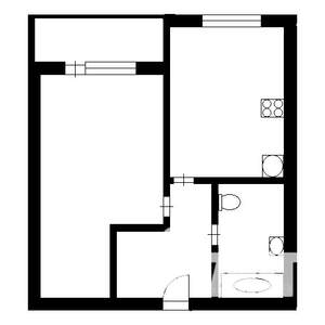 1-к квартира, на длительный срок, 38м2, 9/25 этаж