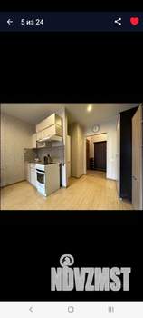 Студия квартира, на длительный срок, 28м2, 4/24 этаж