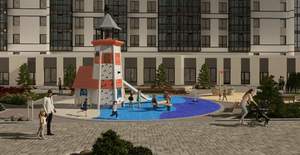 Студия квартира, на длительный срок, 25м2, 4/13 этаж