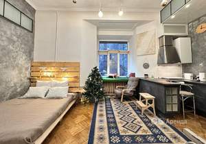 Студия квартира, на длительный срок, 35м2, 2/7 этаж