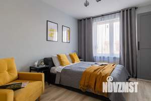 1-к квартира, посуточно, 42м2, 12/17 этаж