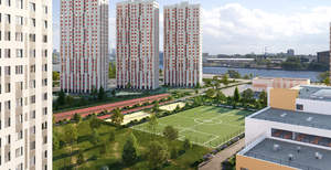 Студия квартира, на длительный срок, 20м2, 3/18 этаж