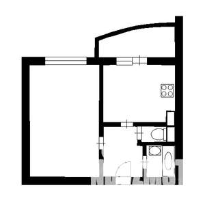 1-к квартира, на длительный срок, 40м2, 10/25 этаж