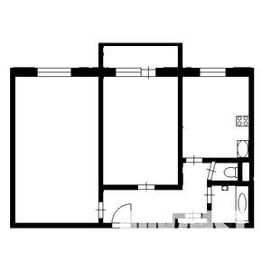 2-к квартира, на длительный срок, 50м2, 4/7 этаж