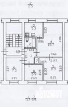 4-к квартира, на длительный срок, 49м2, 4/5 этаж
