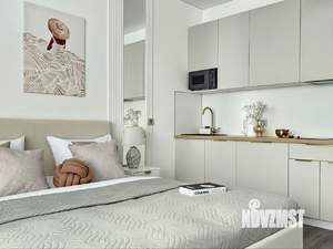 Студия квартира, на длительный срок, 24м2, 8/12 этаж