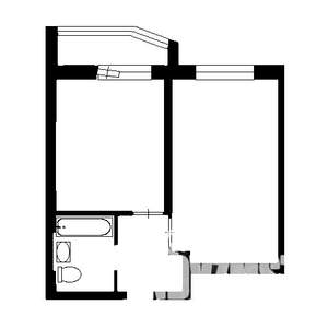 1-к квартира, на длительный срок, 40м2, 13/21 этаж