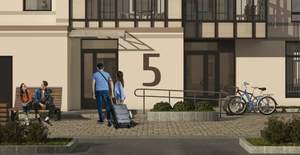 Студия квартира, на длительный срок, 25м2, 13/13 этаж