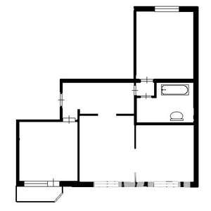 3-к квартира, на длительный срок, 71м2, 4/12 этаж
