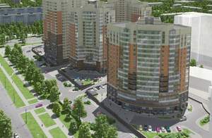 1-к квартира, на длительный срок, 43м2, 14/22 этаж