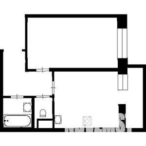1-к квартира, на длительный срок, 42м2, 5/22 этаж