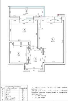 1-к квартира, на длительный срок, 40м2, 12/12 этаж