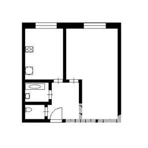 1-к квартира, на длительный срок, 31м2, 8/9 этаж