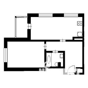 1-к квартира, на длительный срок, 43м2, 7/8 этаж