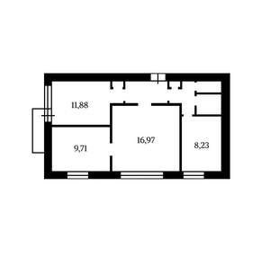 3-к квартира, на длительный срок, 58м2, 4/9 этаж