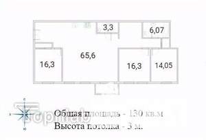 4-к квартира, на длительный срок, 130м2, 4/6 этаж
