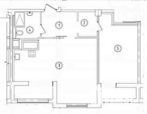 2-к квартира, на длительный срок, 58м2, 7/12 этаж