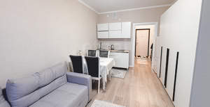 Студия квартира, на длительный срок, 28м2, 1/4 этаж