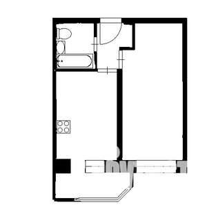 1-к квартира, на длительный срок, 34м2, 26/27 этаж