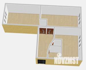 2-к квартира, на длительный срок, 56м2, 6/9 этаж