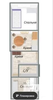 2-к квартира, посуточно, 30м2, 2/5 этаж