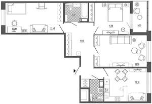 3-к квартира, на длительный срок, 110м2, 6/18 этаж