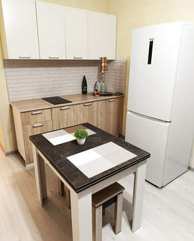 Студия квартира, на длительный срок, 25м2, 3/8 этаж