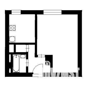 1-к квартира, на длительный срок, 36м2, 4/7 этаж