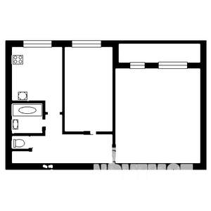 2-к квартира, на длительный срок, 44м2, 2/9 этаж