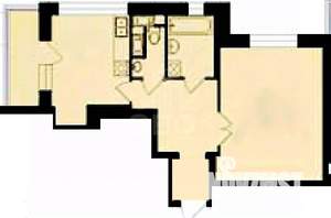1-к квартира, на длительный срок, 45м2, 7/21 этаж